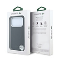 Lacoste Lacoste iPhone 18 Pro Max/iPhone 17 Pro Max Hartschalenhülle MagSafe PVC Petit Piqué Prägung - Schwarz