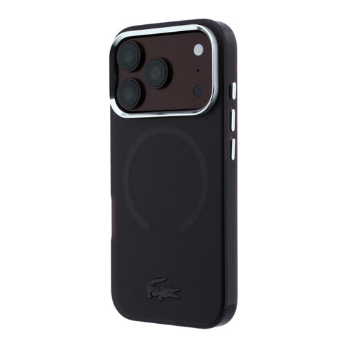 Lacoste Lacoste iPhone 18 Pro Max/iPhone 17 Pro Max Hartschalenhülle MagSafe IML Matte Oberfläche - Bordeaux