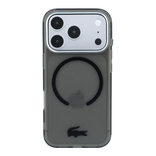 Lacoste Lacoste iPhone 18 Pro Max/iPhone 17 Pro Max Hartschalenhülle MagSafe IML Matte Oberfläche - Schwarz
