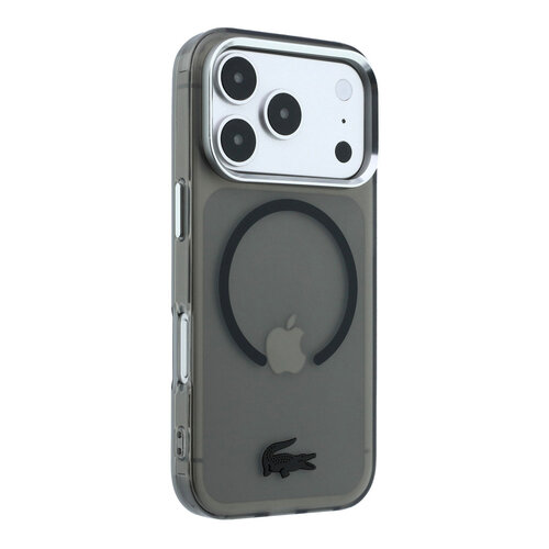 Lacoste Lacoste iPhone 18 Pro Max/iPhone 17 Pro Max Hartschalenhülle MagSafe IML Matte Oberfläche - Schwarz