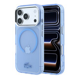 Lacoste Lacoste iPhone 18 Pro Max Back-Cover hul - HC Magsafe IML Frosted - Blau