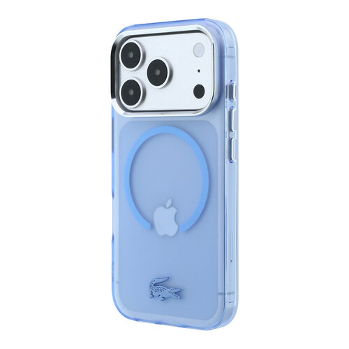 Lacoste Lacoste iPhone 18 Pro Max/iPhone 17 Pro Max Hartschalenhülle MagSafe IML Matte Oberfläche - Blau