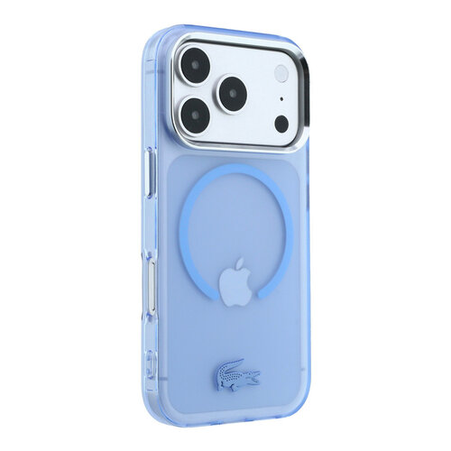 Lacoste Lacoste iPhone 18 Pro Max/iPhone 17 Pro Max Hartschalenhülle MagSafe IML Matte Oberfläche - Blau