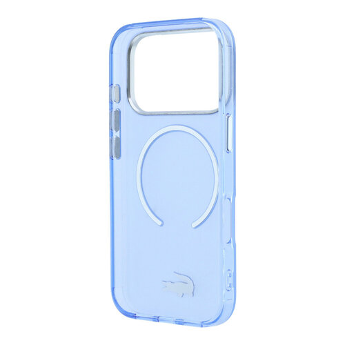 Lacoste Lacoste iPhone 18 Pro Max/iPhone 17 Pro Max Hartschalenhülle MagSafe IML Matte Oberfläche - Blau