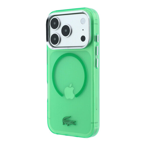 Lacoste Lacoste iPhone 18 Pro Max/iPhone 17 Pro Max Hartschalenhülle MagSafe IML Matte Oberfläche Estragon - Grün