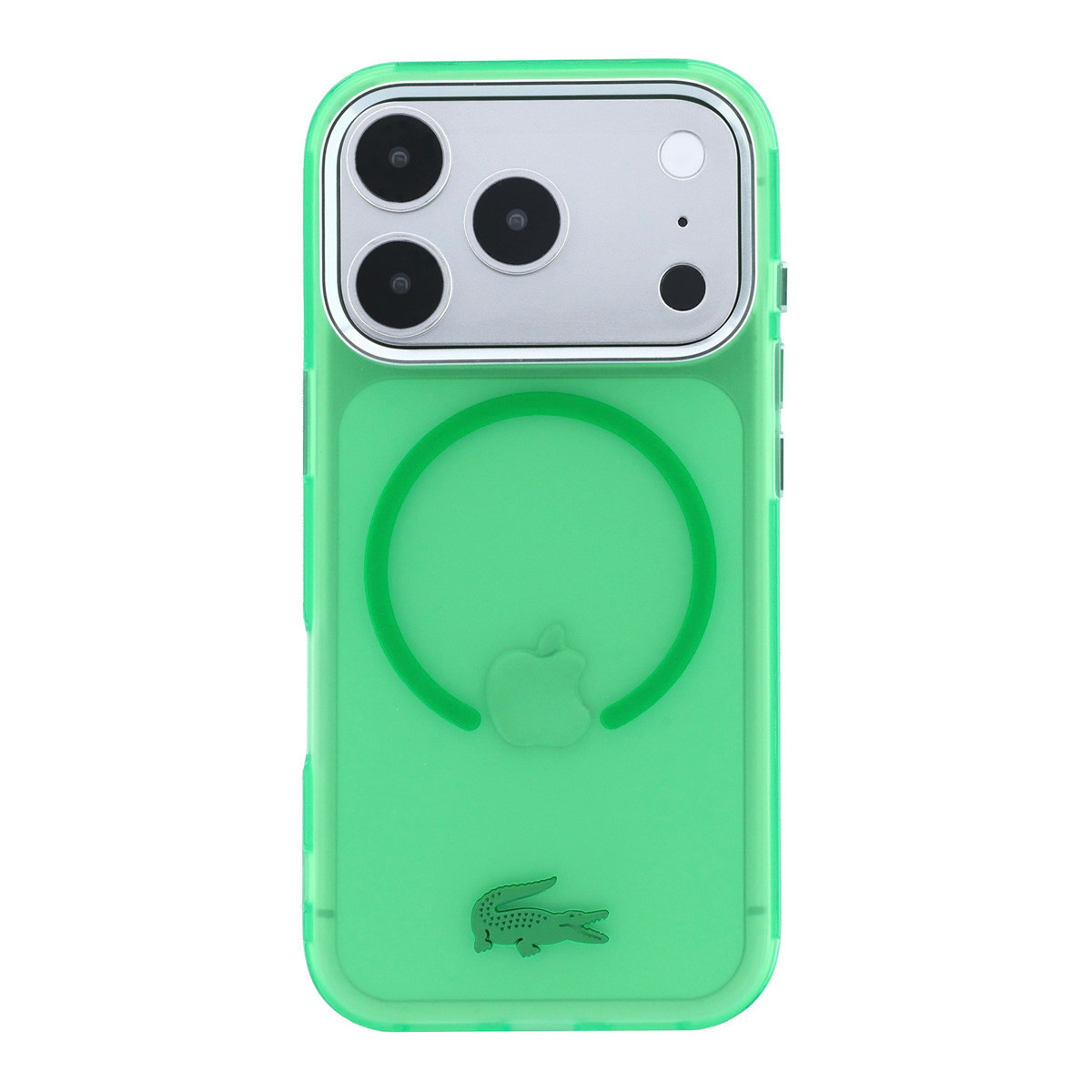 Lacoste Lacoste iPhone 18 Pro Max Backcover hoesje - HC Magsafe IML Frosted Estragon - Groen, foto 3 van 6