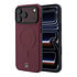 Mercedes-Benz iPhone 18 Pro Back cover case - HC Magsafe PU Leather 3D - Burgundy Mercedes-Benz iPhone 18 Pro Back cover case - HC Magsafe PU Leather 3D - Burgundy