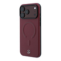 Mercedes-Benz Mercedes-Benz iPhone 18 Pro/iPhone 17 Pro Hartschalenhülle MagSafe PU-Kunstleder 3D - Bordeaux