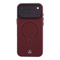 Mercedes-Benz Mercedes-Benz iPhone 18 Pro/iPhone 17 Pro Hartschalenhülle MagSafe PU-Kunstleder 3D - Bordeaux