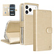 TUNIQ TUNIQ iPhone 18 Pro Max Back cover case - PU+TPU Booktype Case - Gold