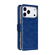 TUNIQ TUNIQ iPhone 18 Pro Back cover case - PU+TPU Booktype Case - Blue