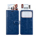 TUNIQ TUNIQ iPhone 18 Pro Back-Cover hul - PU+TPU Booktype Case - Blau TUNIQ TUNIQ iPhone 18 Pro Back-Cover hul - PU+TPU Booktype Case - Blau