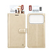 TUNIQ TUNIQ iPhone 18 Pro Back cover coque - PU+TPU Booktype Case - Or TUNIQ TUNIQ iPhone 18 Pro Back cover coque - PU+TPU Booktype Case - Or