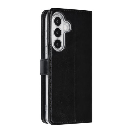 TUNIQ TUNIQ Galaxy S26 FE Back cover coque - PU+TPU Booktype Case - Noir TUNIQ TUNIQ Galaxy S26 FE Back cover coque - PU+TPU Booktype Case - Noir