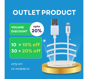 UNIQ Accessory MFI Lightning USB Kabel Von UNIQ Accessory 2.4A (1m) - weiß UNIQ Accessory MFI Lightning USB Kabel Von UNIQ Accessory 2.4A (1m) - weiß