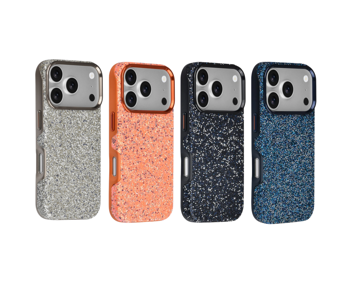 TUNIQ TUNIQ iPhone 18 Pro Max Back-Cover hul - Glitter Magsafe TPU+PC - Blau TUNIQ TUNIQ iPhone 18 Pro Max Back-Cover hul - Glitter Magsafe TPU+PC - Blau