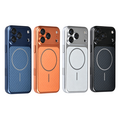 TUNIQ TUNIQ iPhone 18 Pro Max/iPhone 17 Pro Max Coque - MagSafe - PC à motif de fibres - Orange