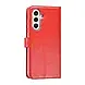 TUNIQ TUNIQ Galaxy A27 Back-Cover hul - Book type case - Rot TUNIQ TUNIQ Galaxy A27 Back-Cover hul - Book type case - Rot