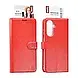 TUNIQ TUNIQ Galaxy A27 Back-Cover hul - Book type case - Rot TUNIQ TUNIQ Galaxy A27 Back-Cover hul - Book type case - Rot