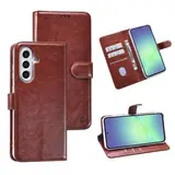 TUNIQ TUNIQ Galaxy A27 Back-Cover hul - Book type case - Braun