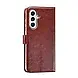 TUNIQ TUNIQ Galaxy A27 Back-Cover hul - Book type case - Braun TUNIQ TUNIQ Galaxy A27 Back-Cover hul - Book type case - Braun