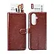 TUNIQ TUNIQ Galaxy A27 Back-Cover hul - Book type case - Braun TUNIQ TUNIQ Galaxy A27 Back-Cover hul - Book type case - Braun