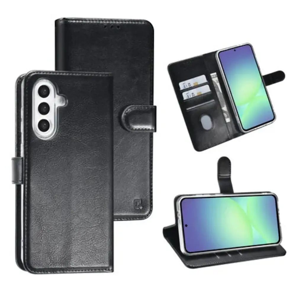 TUNIQ TUNIQ Galaxy A27 Back-Cover hul - Book type case - Schwarz TUNIQ TUNIQ Galaxy A27 Back-Cover hul - Book type case - Schwarz