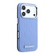 Karl Lagerfeld Karl Lagerfeld iPhone 18 Pro Max Back-Cover hul - HC Magsafe SW Grained PU HS Mono Resin Logo - Hellblau