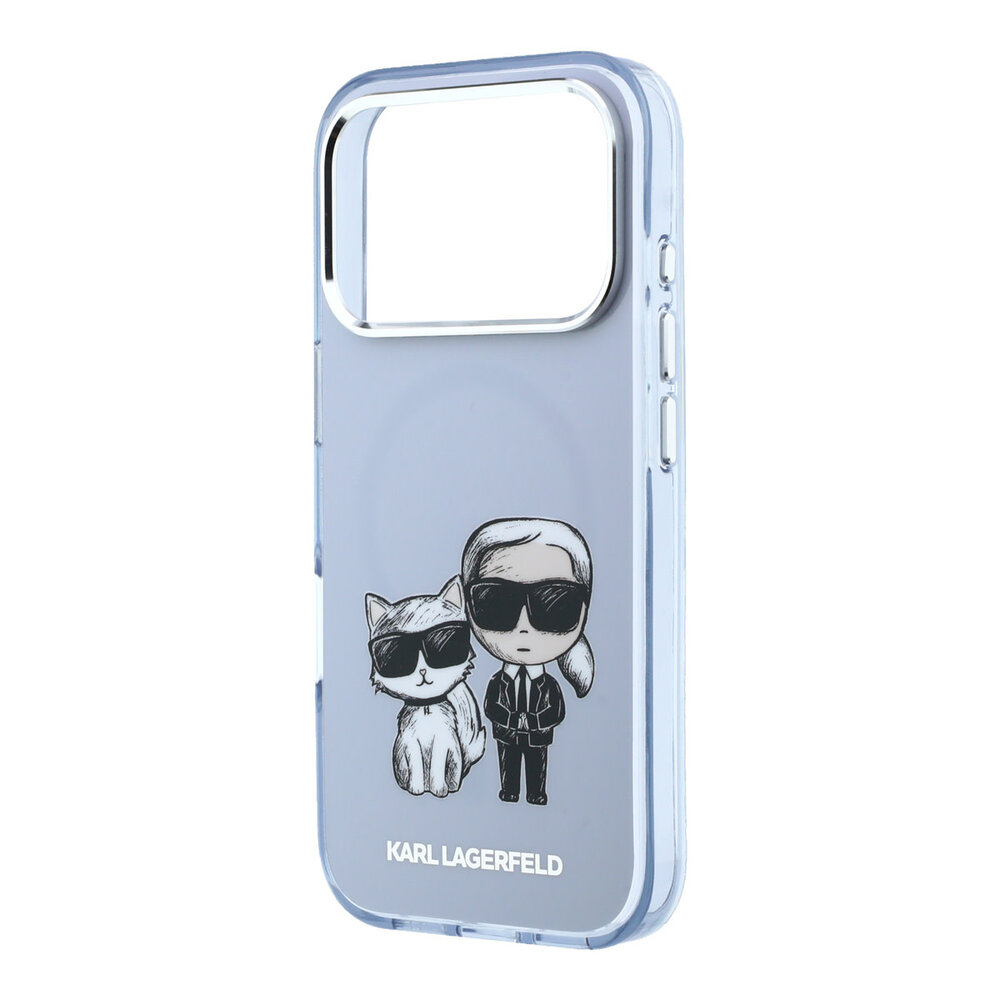 Karl Lagerfeld Karl Lagerfeld iPhone 18 Pro Back-Cover hul - HC Magsafe IML KC Bodies Sketch Print - Hellblau Karl Lagerfeld Karl Lagerfeld iPhone 18 Pro Back-Cover hul - HC Magsafe IML KC Bodies Sketch Print - Hellblau