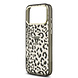 Guess Guess iPhone 18 Pro Max Back cover case - HC Magsafe IML Leopard Glitter Triangle Logo - Black Guess Guess iPhone 18 Pro Max Back cover case - HC Magsafe IML Leopard Glitter Triangle Logo - Black