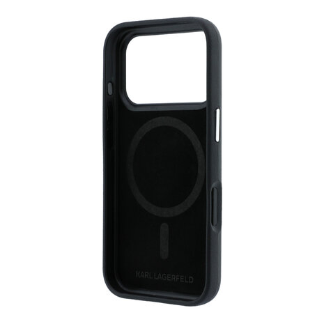 Karl Lagerfeld Karl Lagerfeld iPhone 18 Pro Backcover hoesje - HC Magsafe SW Smooth PU Ikonik Sketch - Zwart Karl Lagerfeld Karl Lagerfeld iPhone 18 Pro Backcover hoesje - HC Magsafe SW Smooth PU Ikonik Sketch - Zwart