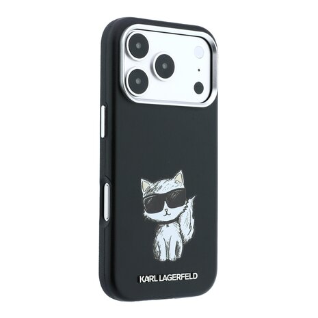 Karl Lagerfeld Karl Lagerfeld iPhone 18 Pro Backcover hoesje - HC Magsafe SW Smooth PU Ikonik Sketch - Zwart Karl Lagerfeld Karl Lagerfeld iPhone 18 Pro Backcover hoesje - HC Magsafe SW Smooth PU Ikonik Sketch - Zwart