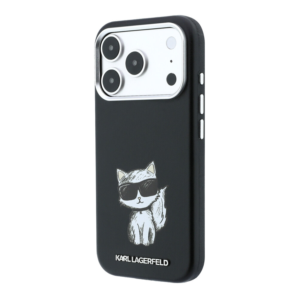 Karl Lagerfeld Karl Lagerfeld iPhone 18 Pro Backcover hoesje - HC Magsafe SW Smooth PU Ikonik Sketch - Zwart Karl Lagerfeld Karl Lagerfeld iPhone 18 Pro Backcover hoesje - HC Magsafe SW Smooth PU Ikonik Sketch - Zwart