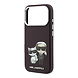 Karl Lagerfeld Karl Lagerfeld iPhone 18 Pro Back cover case - HC Magsafe IML KC Bodies Sketch Print - Burgundy
