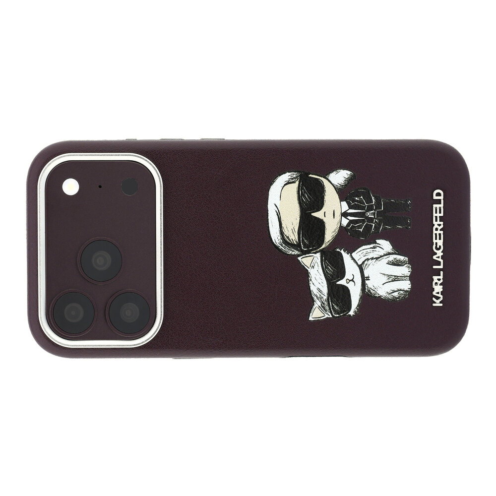 Karl Lagerfeld Karl Lagerfeld iPhone 18 Pro Backcover hoesje - HC Magsafe IML KC Bodies Sketch Print - Burgundy Karl Lagerfeld Karl Lagerfeld iPhone 18 Pro Backcover hoesje - HC Magsafe IML KC Bodies Sketch Print - Burgundy