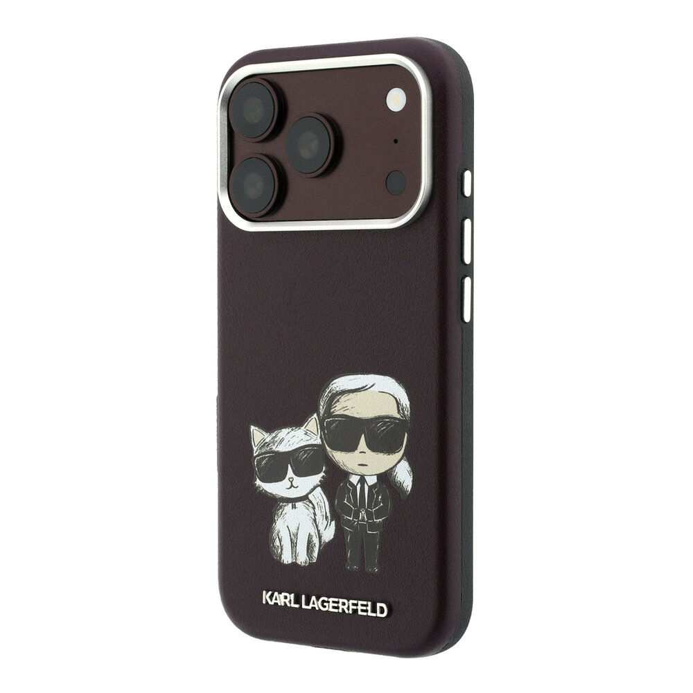 Karl Lagerfeld Karl Lagerfeld iPhone 18 Pro Backcover hoesje - HC Magsafe IML KC Bodies Sketch Print - Burgundy Karl Lagerfeld Karl Lagerfeld iPhone 18 Pro Backcover hoesje - HC Magsafe IML KC Bodies Sketch Print - Burgundy