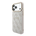 Guess Guess iPhone 18 Pro/iPhone 17 Pro Hartschalenhülle MagSafe PU 4G-Prägung Klassisches Logo - Rosa