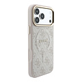Guess Guess iPhone 18 Pro/iPhone 17 Pro Hartschalenhülle MagSafe PU 4G-Prägung Klassisches Logo - Rosa