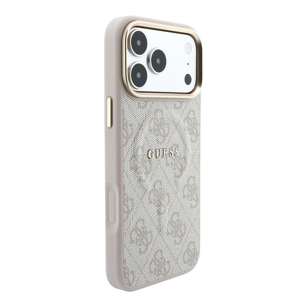 Guess Guess iPhone 18 Pro Back-Cover hul - HC Magsafe EMBossed 4G PU With Classic - Rosa Guess Guess iPhone 18 Pro Back-Cover hul - HC Magsafe EMBossed 4G PU With Classic - Rosa