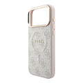 Guess Guess iPhone 18 Pro/iPhone 17 Pro Hartschalenhülle MagSafe PU 4G-Prägung Klassisches Logo - Rosa