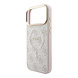Guess Guess iPhone 18 Pro Back cover case - HC Magsafe EMBossed 4G PU With Classic - Pink