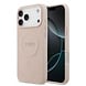 Guess Guess iPhone 17 Pro Back cover case - HC Magsafe PU With Peony Hot Stamp - Pink