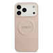 Guess Guess iPhone 17 Pro Back cover case - HC Magsafe PU With Peony Hot Stamp - Pink