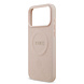 Guess Guess iPhone 17 Pro Back cover coque - HC Magsafe PU With Peony Hot Stamp - Rose Guess Guess iPhone 17 Pro Back cover coque - HC Magsafe PU With Peony Hot Stamp - Rose