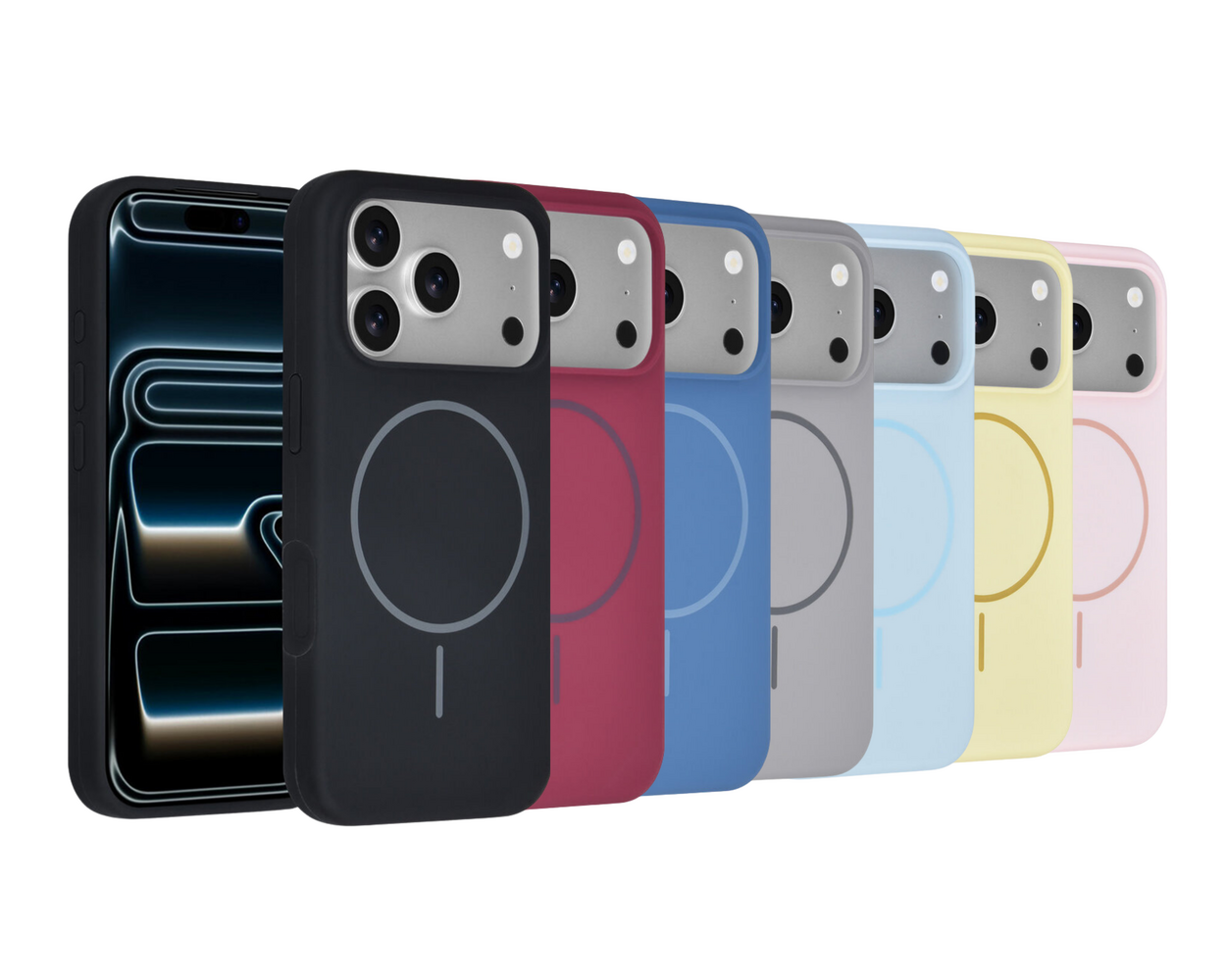 TUNIQ TUNIQ iPhone 18 Pro Back-Cover hul - Silicone With MagSafe - Blau