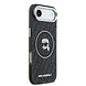 Karl Lagerfeld Karl Lagerfeld iPhone 17 Air Back cover case - MagSafe - IML Karl Head Logo - Black