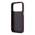 Guess Guess iPhone 18 Pro Max/iPhone 17 Pro Max Hartschalenhülle MagSafe Saffiano HS Pfingstrose Ring - Bordeaux