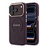 Guess iPhone 18 Pro Max Back cover case - HC Magsafe Saffiano HS Peony & Ring - Burgundy Guess iPhone 18 Pro Max Back cover case - HC Magsafe Saffiano HS Peony & Ring - Burgundy