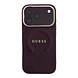 Guess Guess iPhone 18 Pro Max Back cover case - HC Magsafe Saffiano HS Peony & Ring - Burgundy