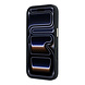 Guess Guess iPhone 18 Pro Max Back cover case - HC Magsafe Ring Stand 360 Grained PU Classic Logo - Black
